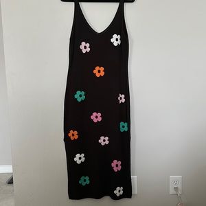 H&M+ Knit Flower Dress